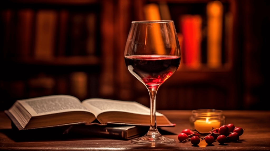 Wein und Buch
